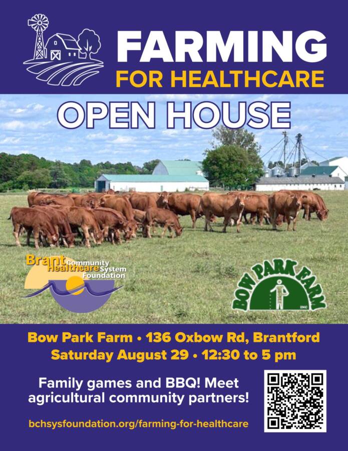 Farming for Healthcare Open House poster